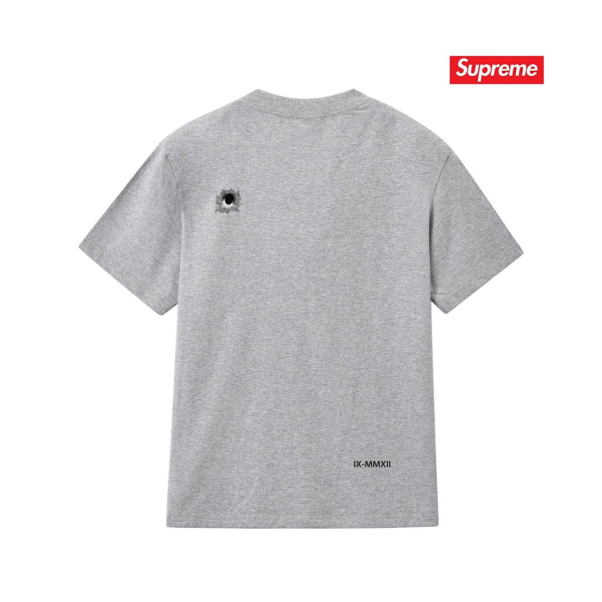 Supreme Bullet Hole Graphic T-Shirt ¡ª back