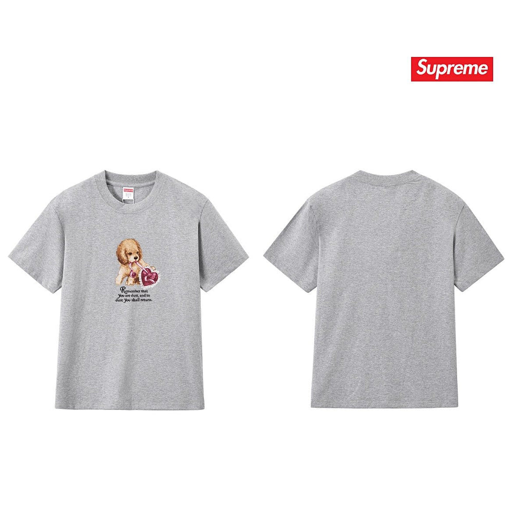 Supreme Dog and Heart Graphic T-Shirt ¡ª back