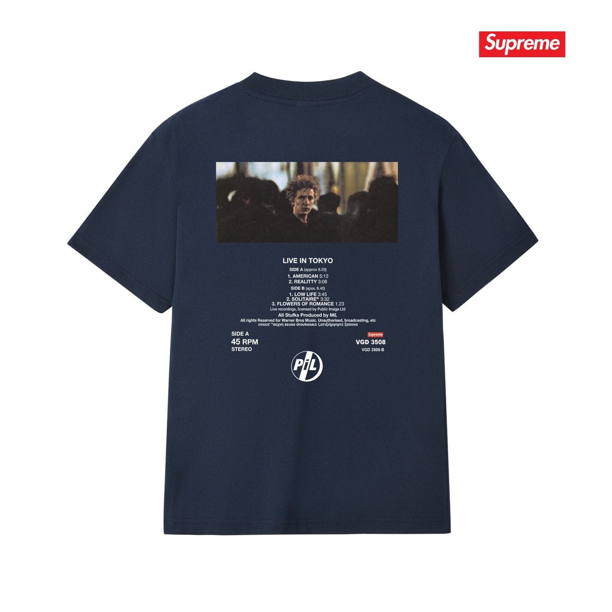 Supreme Live in Tokyo Photo Graphic T-Shirt ¡ª back
