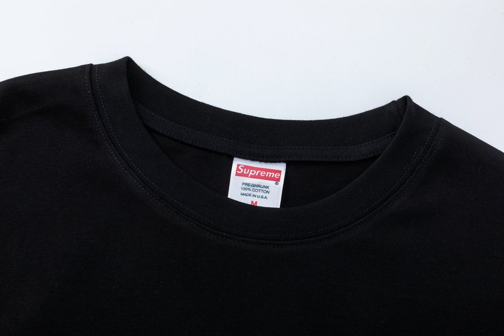 Supreme Hand-Drawn Lettering Graphic T-Shirt ¡ª neck_label