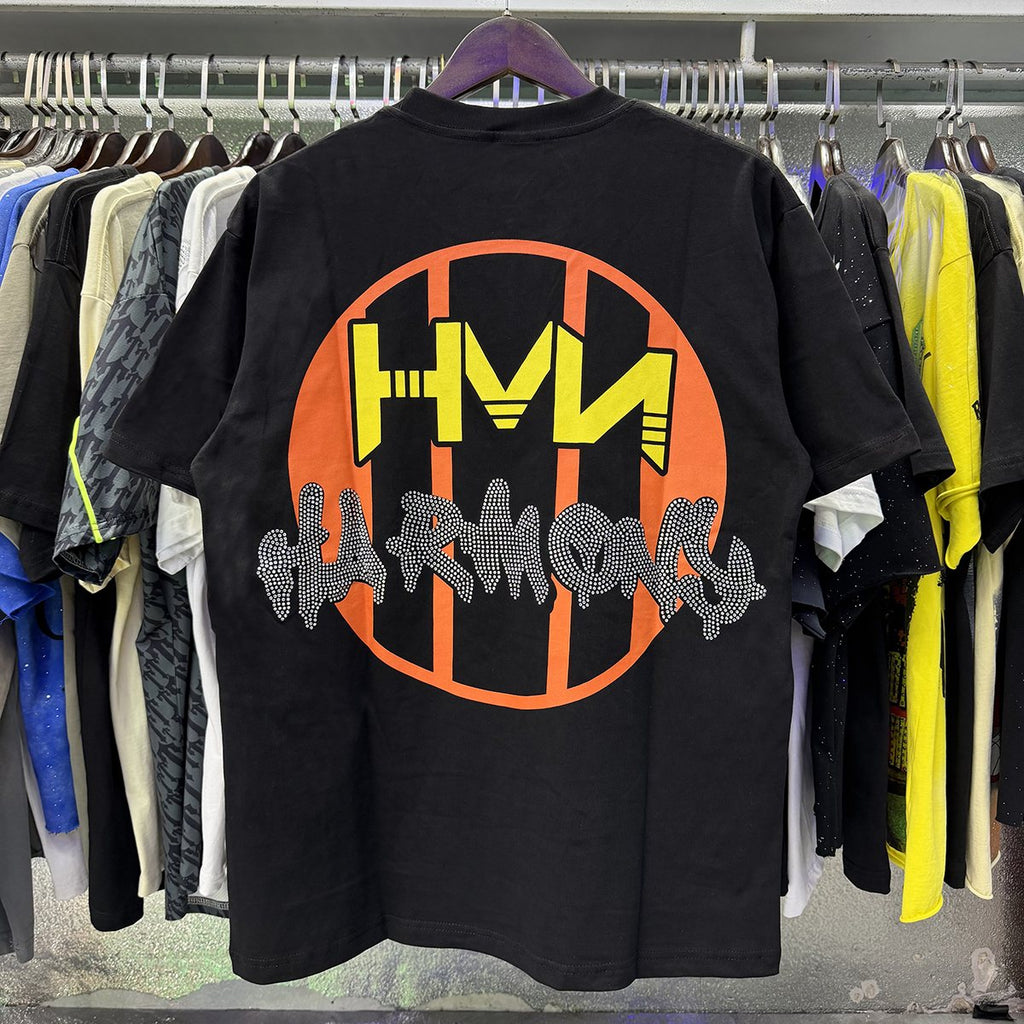 HARMONY Baseball Player Rhinestone Graphic T-Shirt ¡ª context