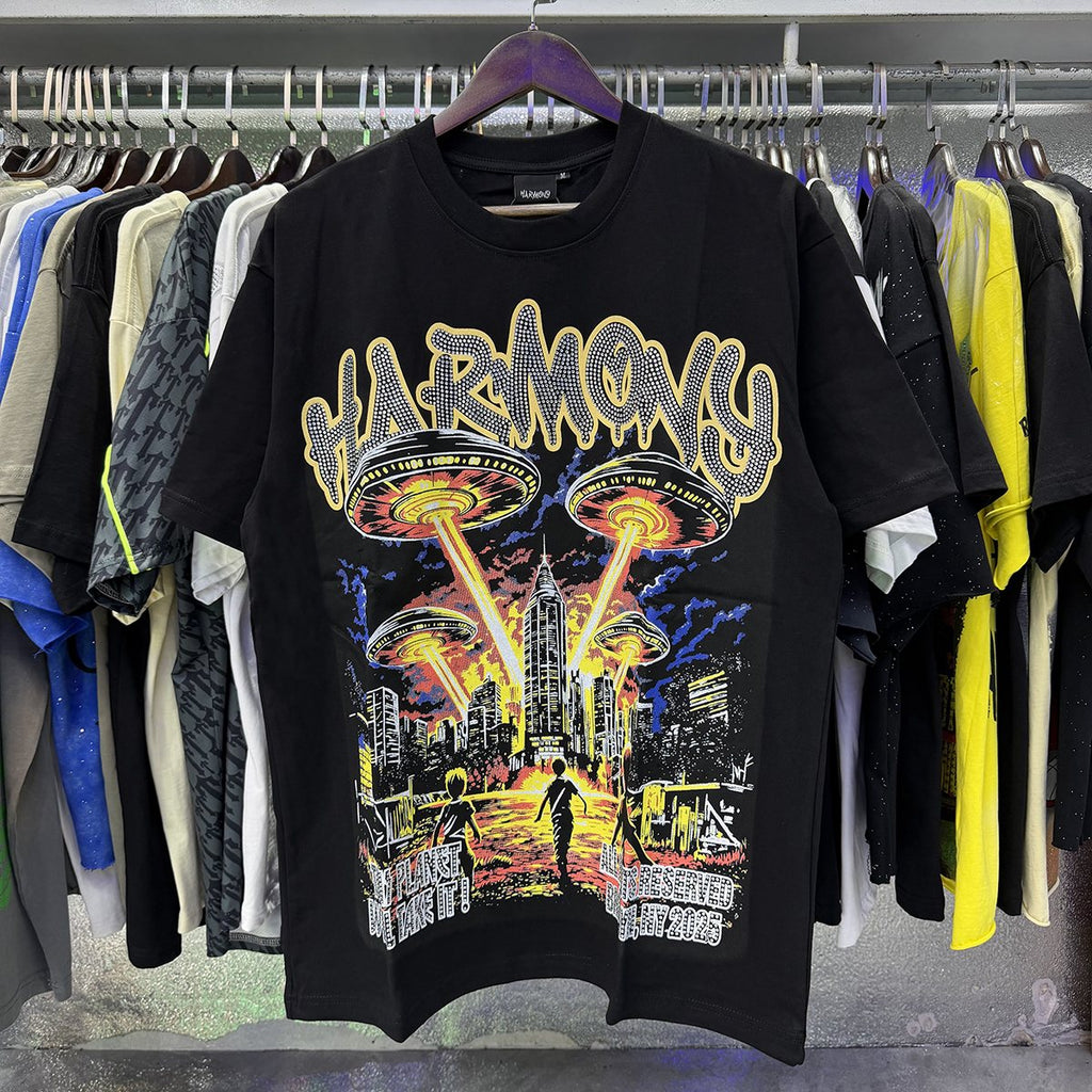 HARMONY UFO City Graphic Short-Sleeve T-Shirt ¡ª context