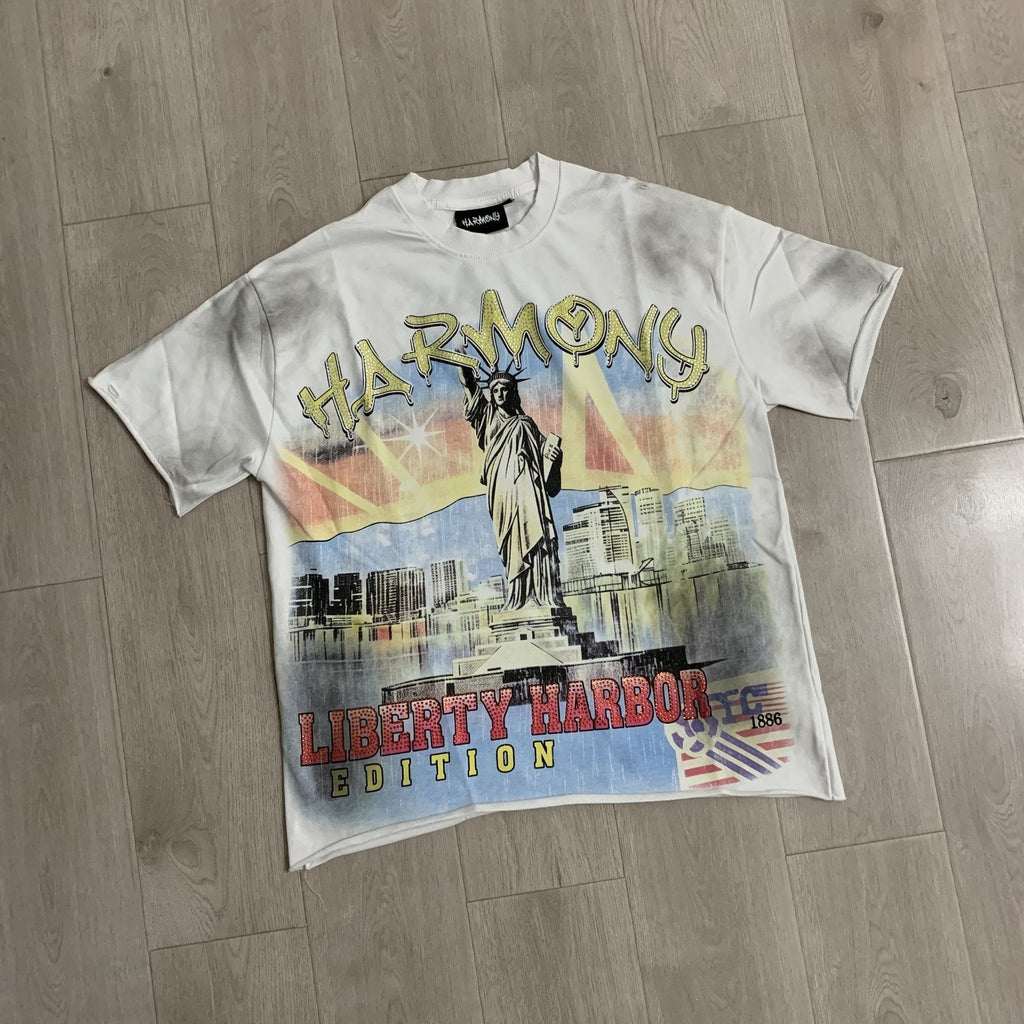 HARMONY Liberty Harbor Tour Graphic T-Shirt ¡ª front