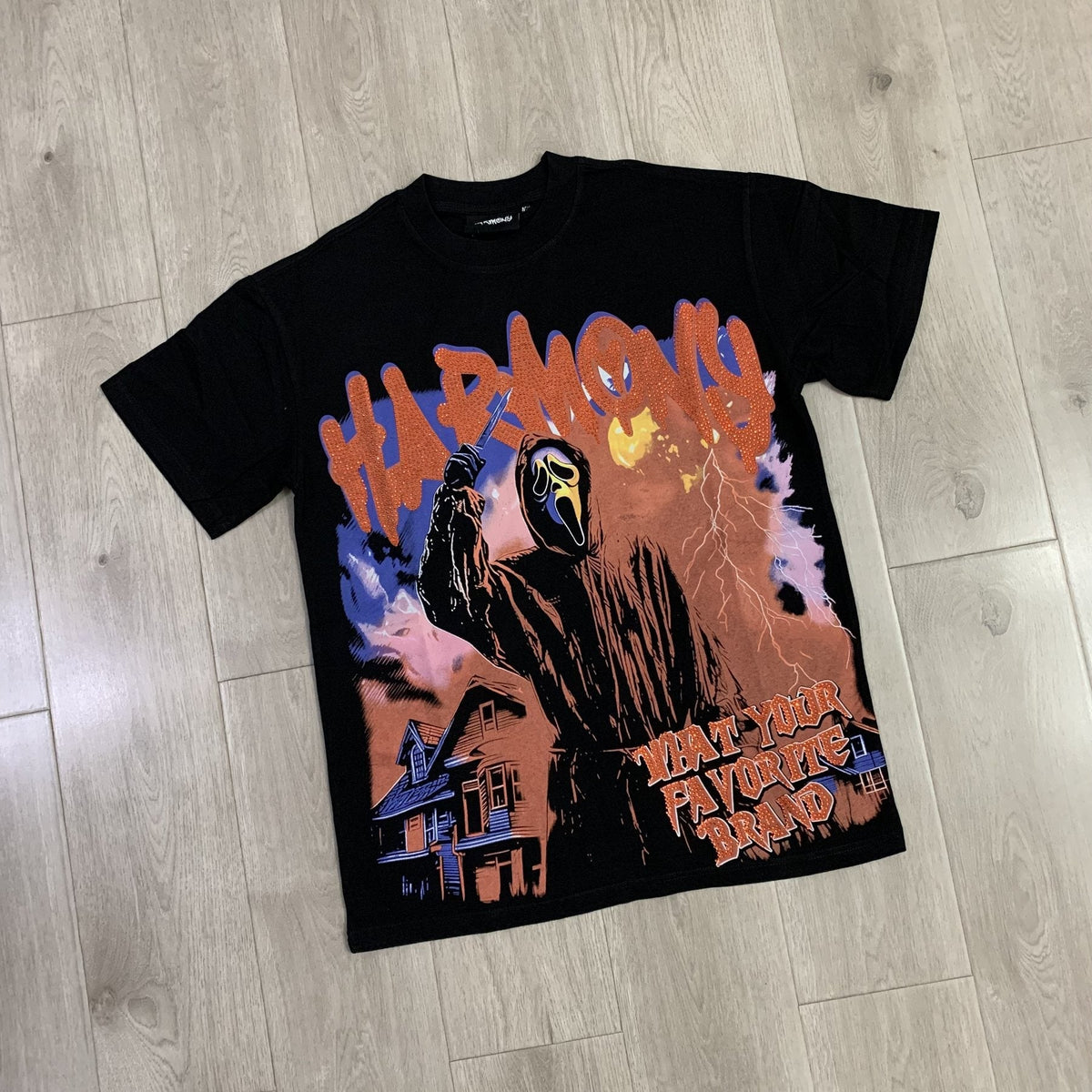 HARMONY Horror Graphic Short-Sleeve T-Shirt ¡ª front