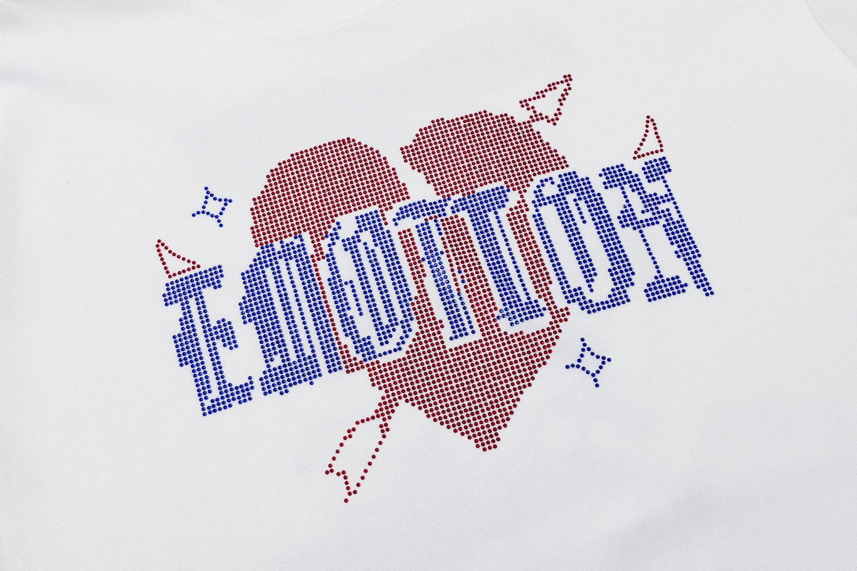 MIXED EMOTION Heart Graphic Short-Sleeve T-Shirt ¡ª detail