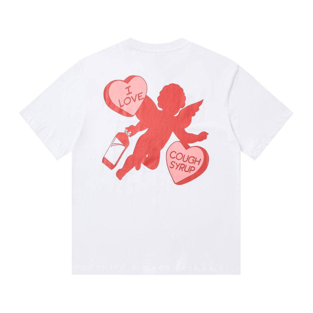 THAT'S A AWFUL LOT OF COUGH SYRUP Cupid Heart Graphic T-Shirt ¡ª back