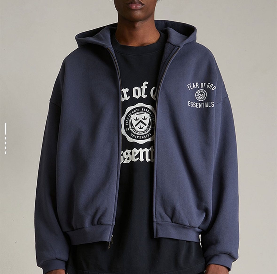 Fear of God State Graphic Zip Hoodie ¡ª context