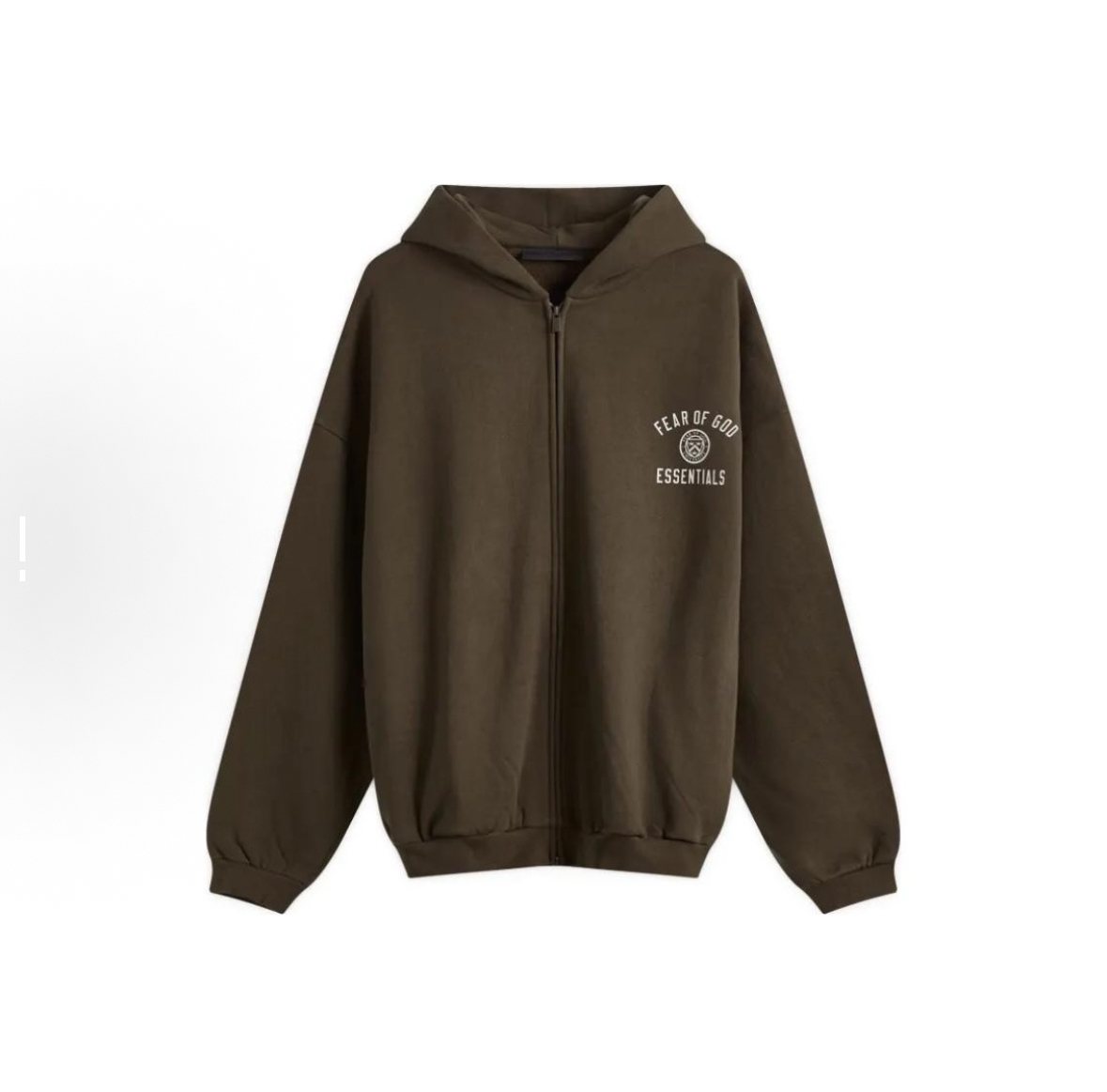 Fear of God State Graphic Zip Hoodie ¡ª front