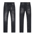 R+A Black Washed Distressed Skinny Jeans ¡ª hero