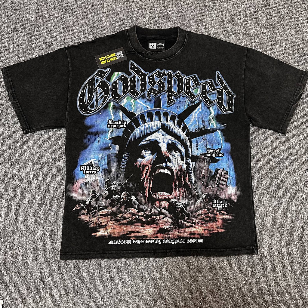 Godspeed Forces Of Destruction Graphic T-Shirt ¡ª hero