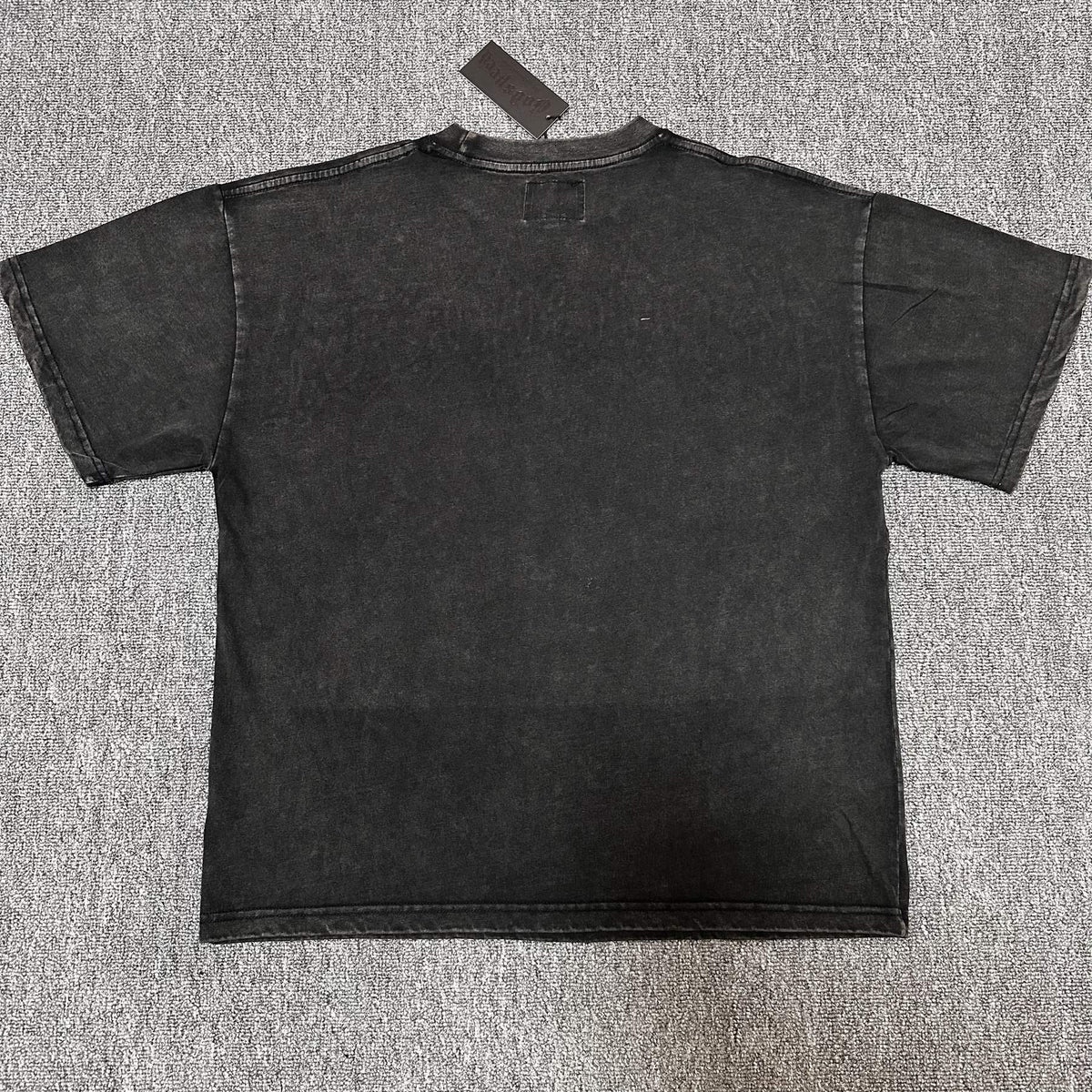 Godspeed Washed Black Skull Graphic T-Shirt ¡ª back