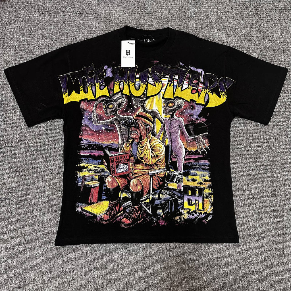Life Hustlere Alien UFO Graphic T-Shirt ¡ª hero