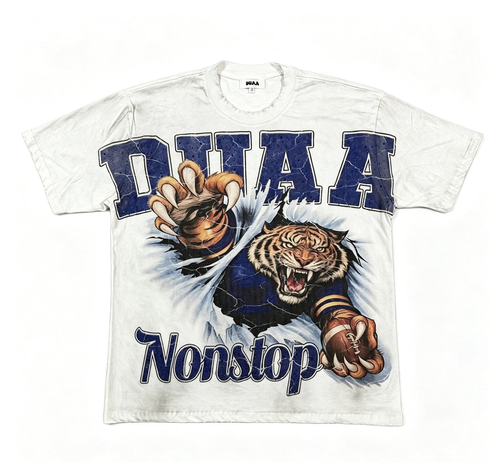 DUAA Nonstop Tiger Football Graphic T-Shirt ¡ª hero