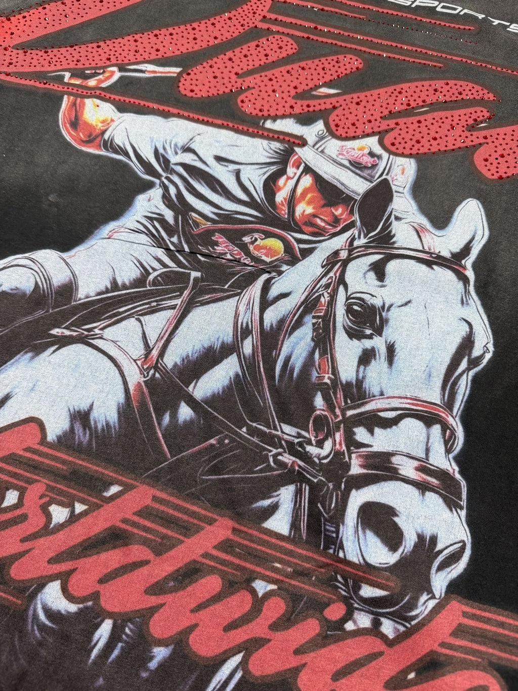 DUAA New Age Horse Rider Graphic T-Shirt ¡ª detail