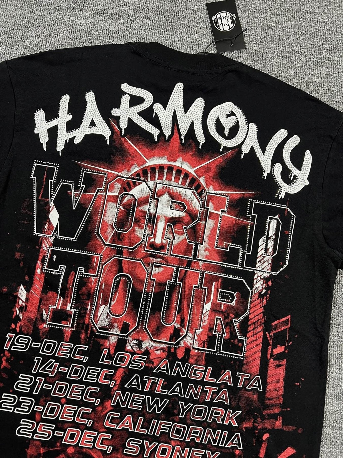 HARMONY New Age World Tour Graphic T-Shirt ¡ª detail