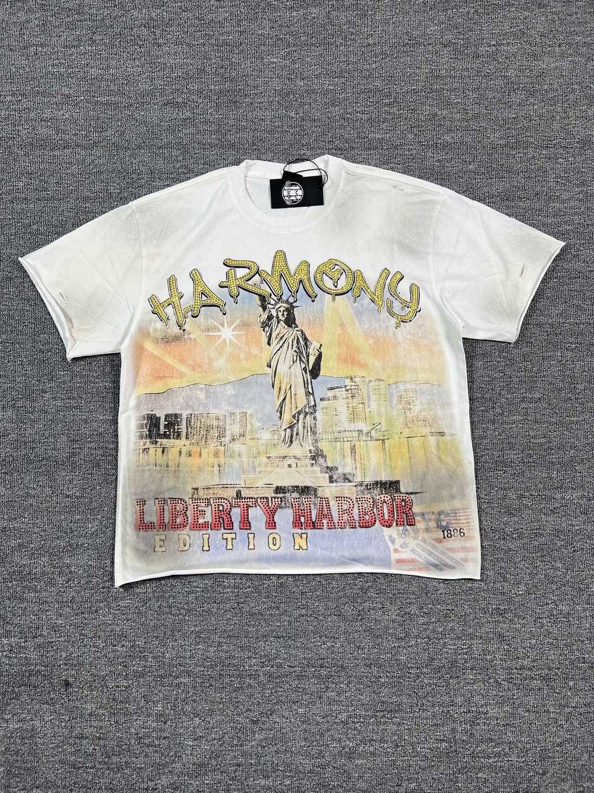 HARMONY New Age Liberty Harbor World Tour Graphic T-Shirt ¡ª front