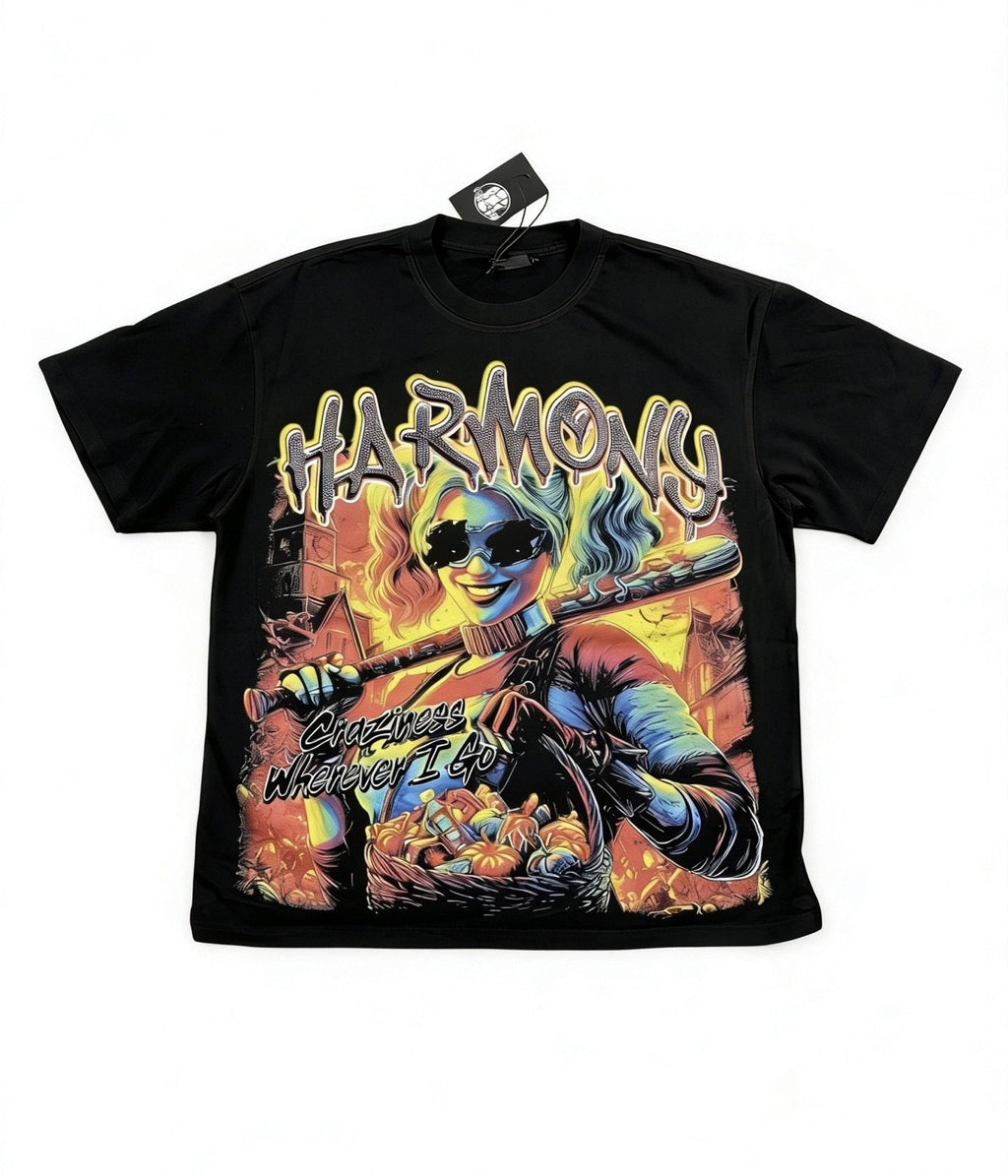 HARMONY New Age Rhinestone Graphic T-Shirt ¡ª hero
