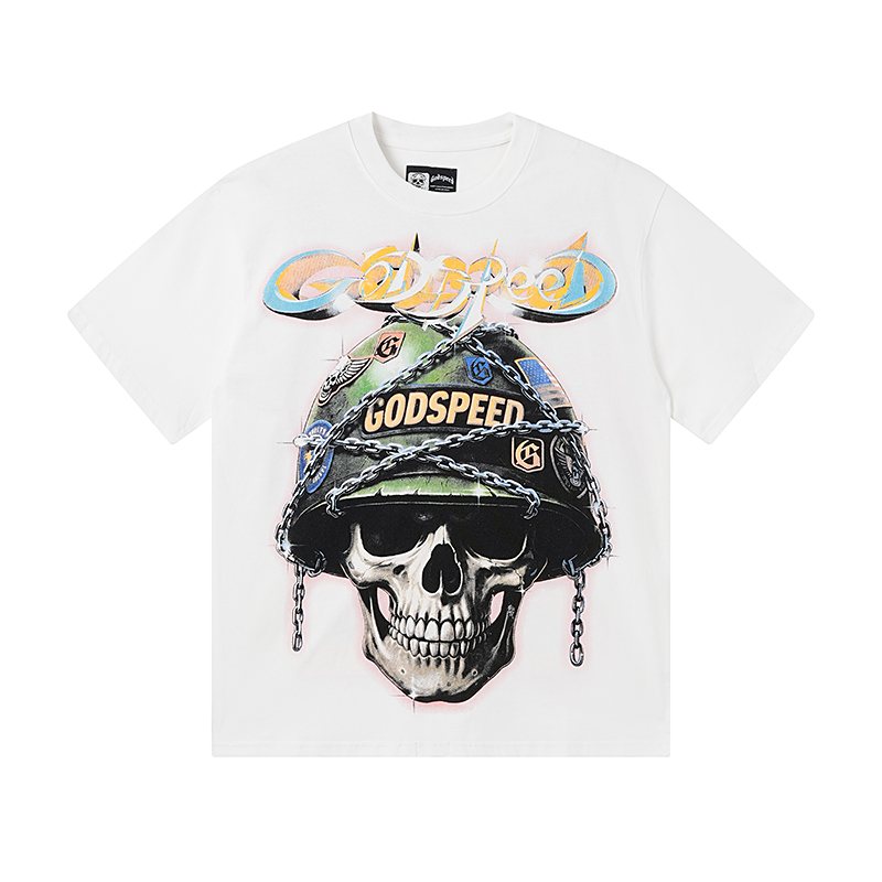Godspeed Out of Many Skull Graphic T-Shirt ¡ª hero