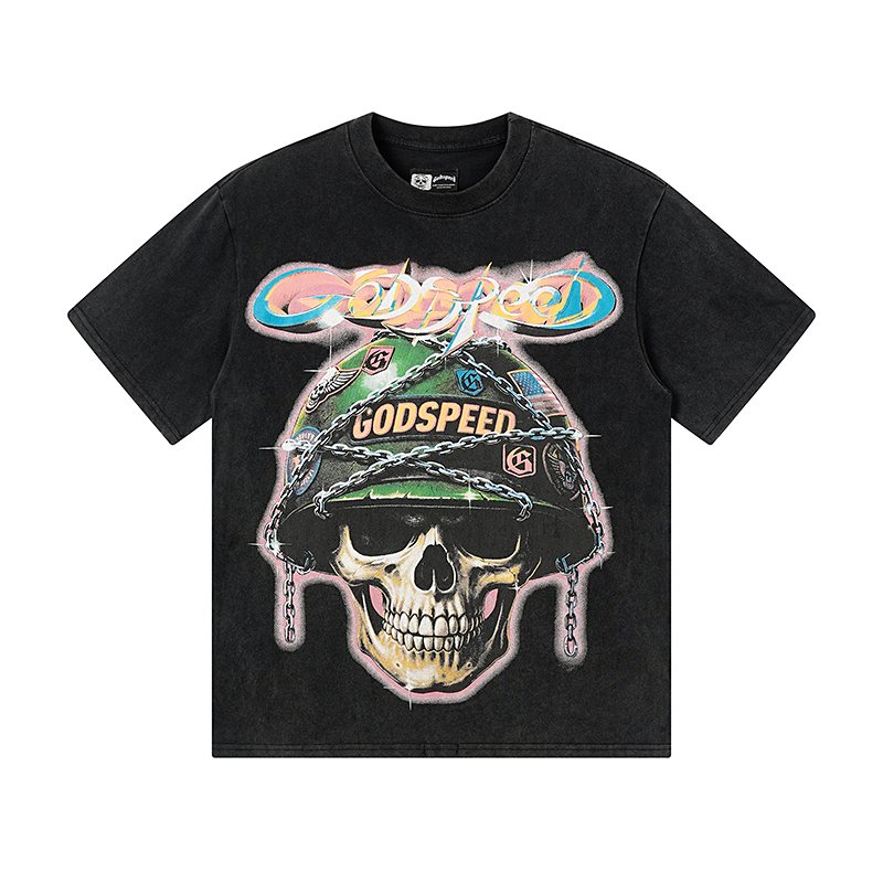 Godspeed Out of Many One Skull Graphic T-Shirt ¡ª hero