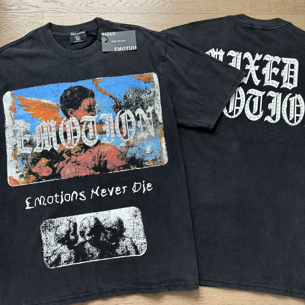 MIXED EMOTION Angel Graphic T-Shirt ¡ª context
