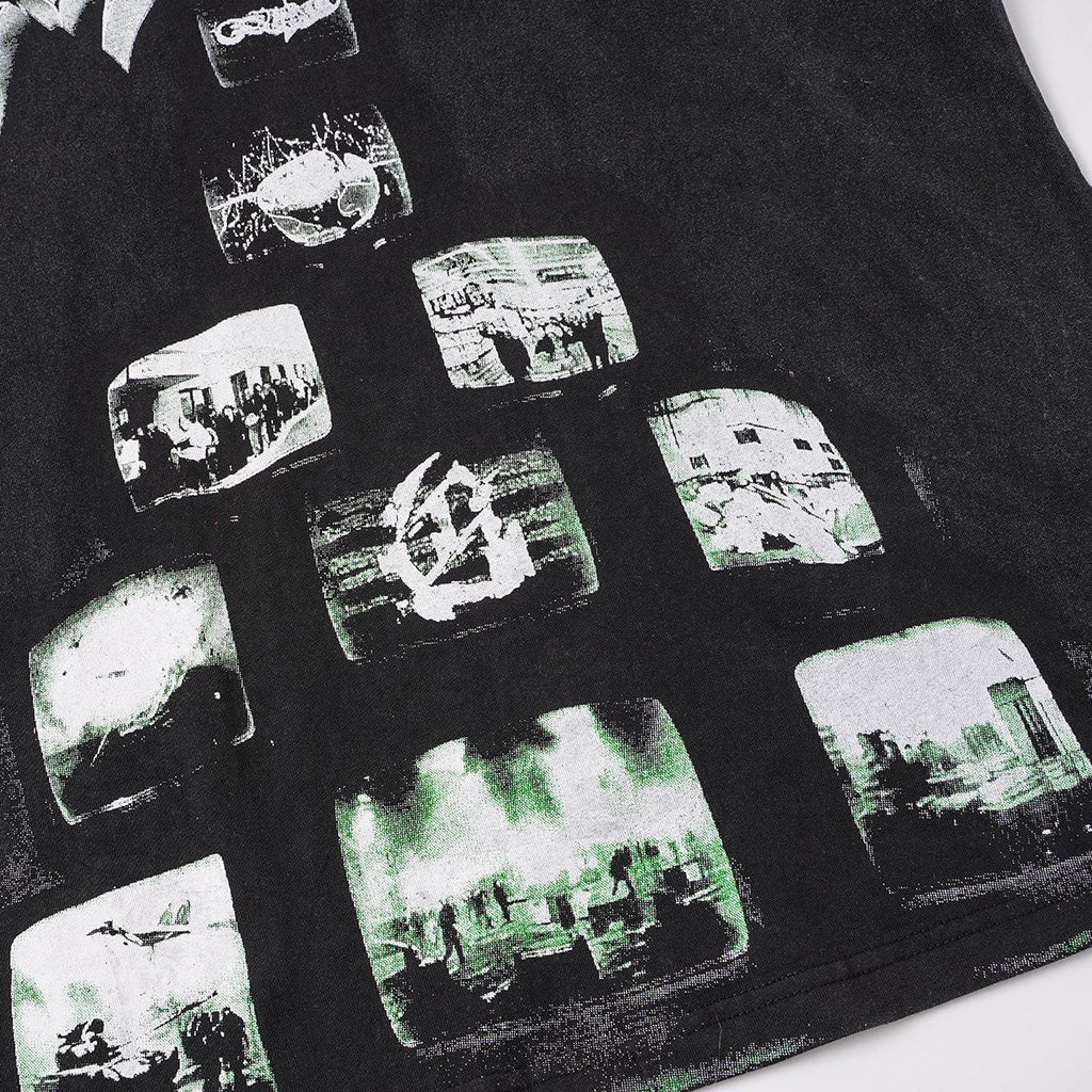 Godspeed Rock Graphic Washed T-Shirt ¡ª detail