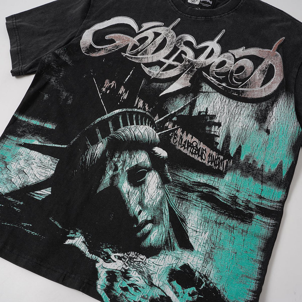 Godspeed Out of Many One Graphic T-Shirt ¡ª detail