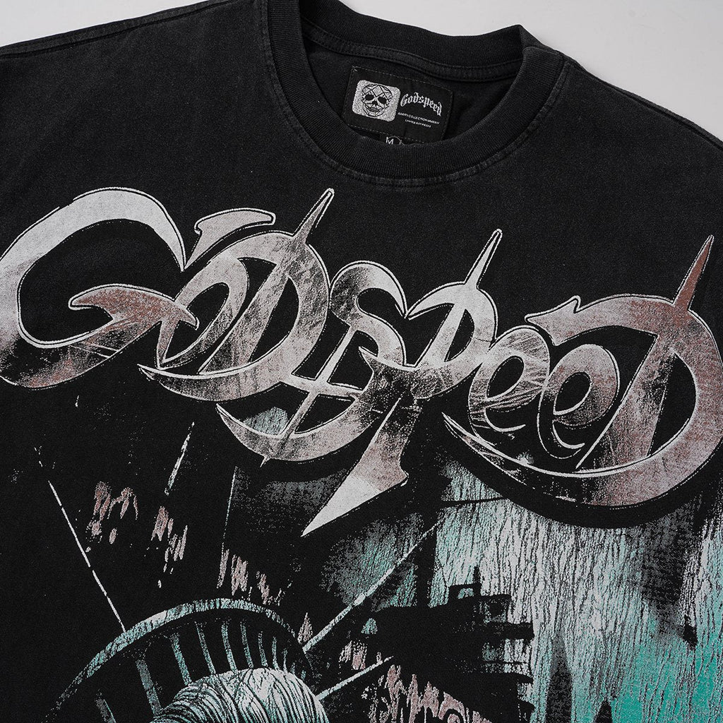 Godspeed Out of Many One Graphic T-Shirt ¡ª detail