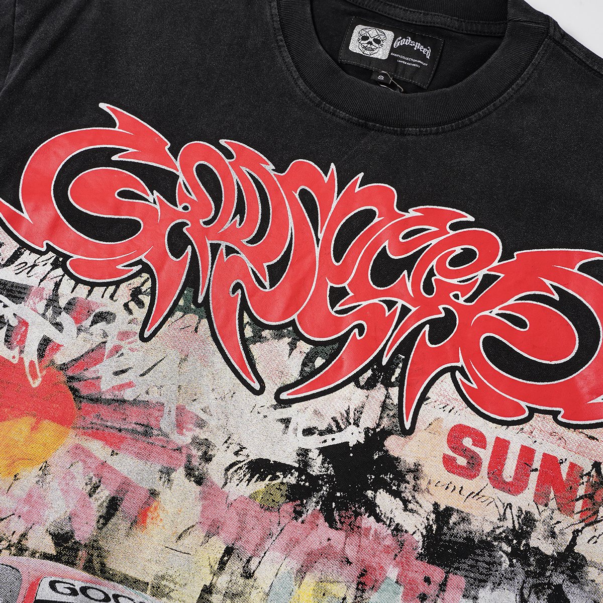 Godspeed Racing Graphic Short-Sleeve T-Shirt ¡ª detail