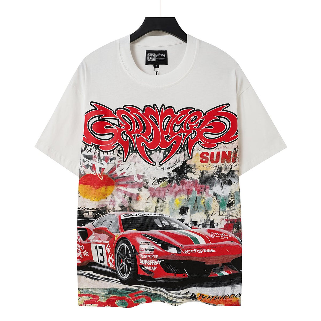 Godspeed Racing Graffiti Graphic T-Shirt - White ¡ª hero