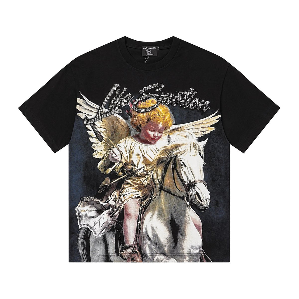 MIXED EMOTION Angel Horse Graphic T-Shirt ¡ª hero