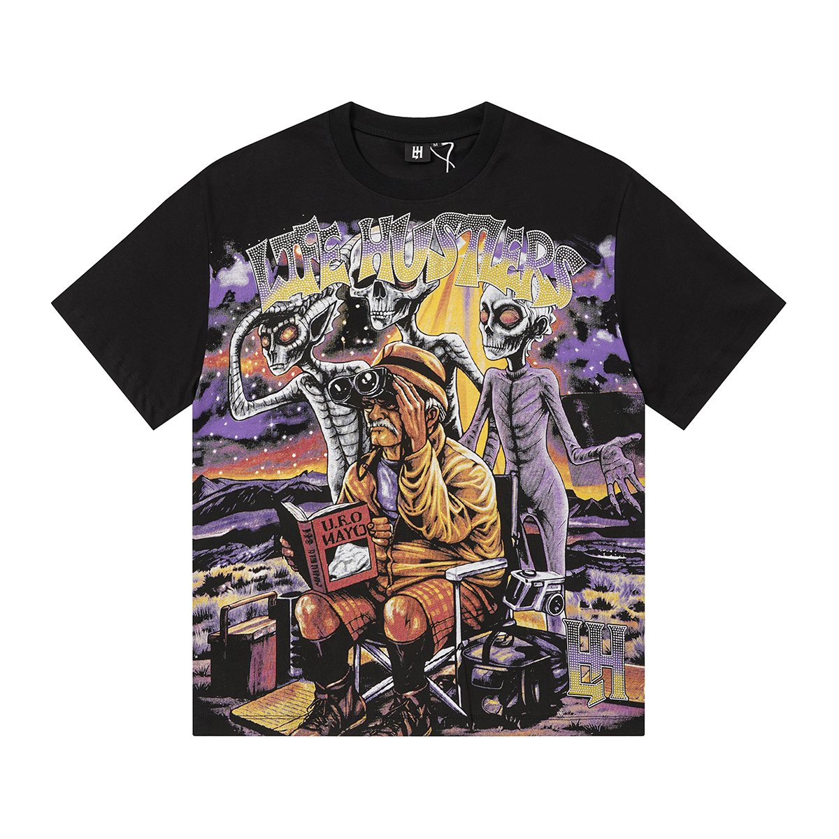 Life Hustlere No Days Off Alien UFO Graphic T-Shirt ¡ª hero