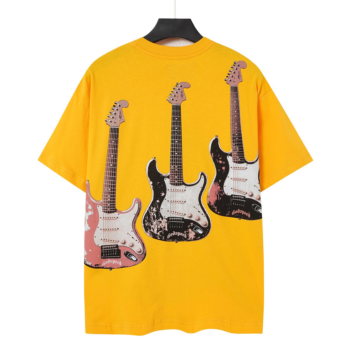 Godspeed Skeleton Band Guitar Graphic T-Shirt ¡ª back