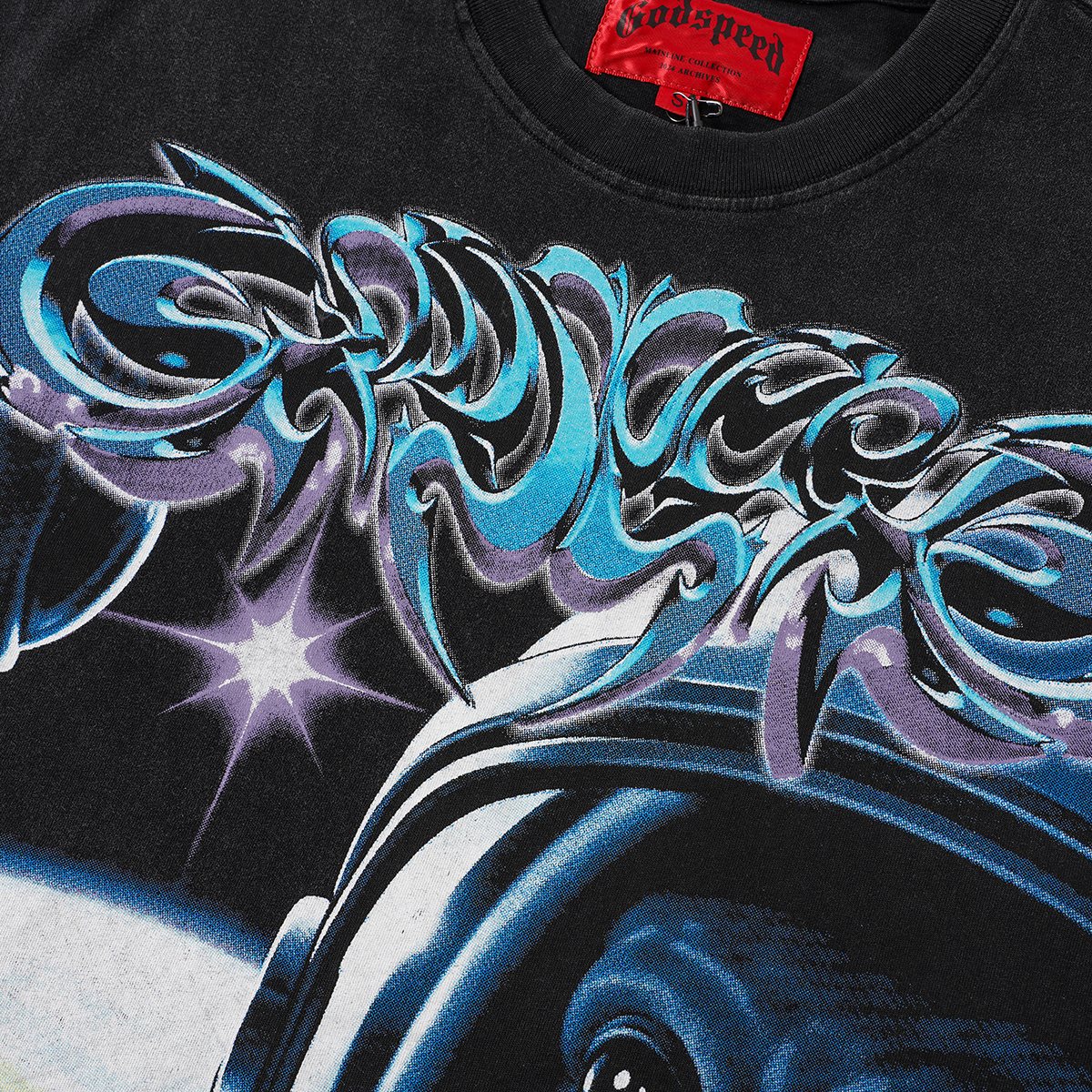 Godspeed Astronaut Graphic T-Shirt ¡ª detail