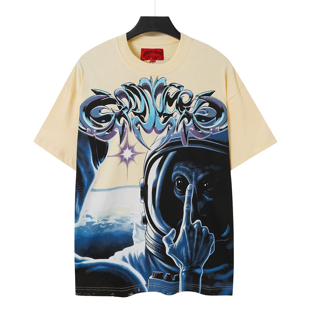Godspeed Cream Rock Graphic T-Shirt ¡ª hero