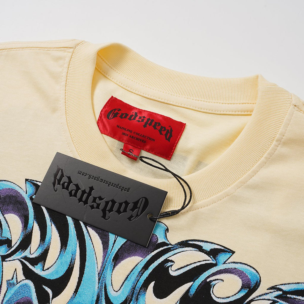 Godspeed Cream Rock Graphic T-Shirt ¡ª hang_tag