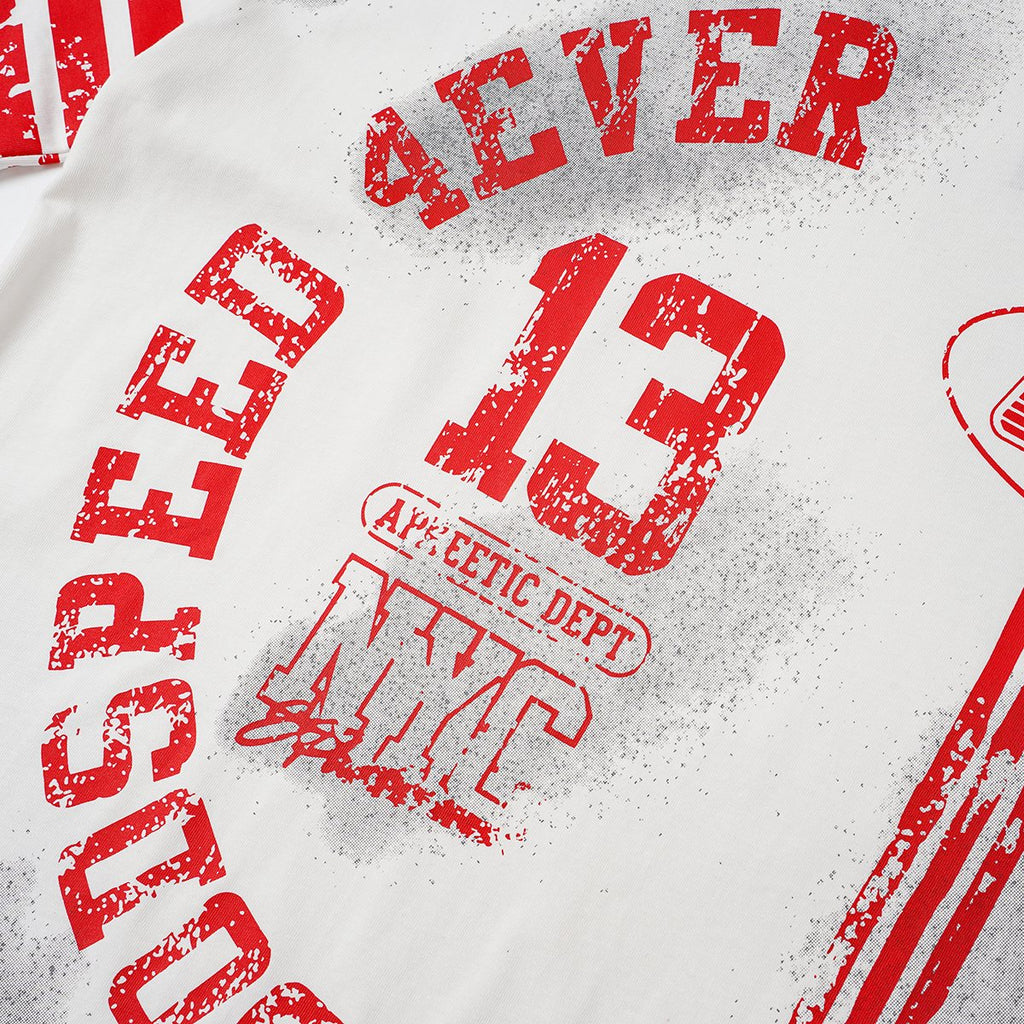 Godspeed Distressed Rock Graphic Short-Sleeve T-Shirt ¡ª detail