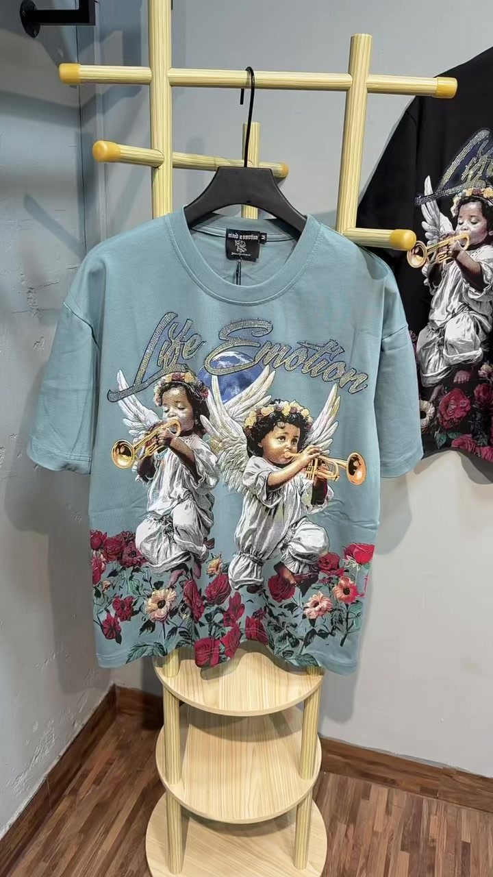 MIXED EMOTION Angel Rose Graphic Short-Sleeve T-Shirt ¡ª context