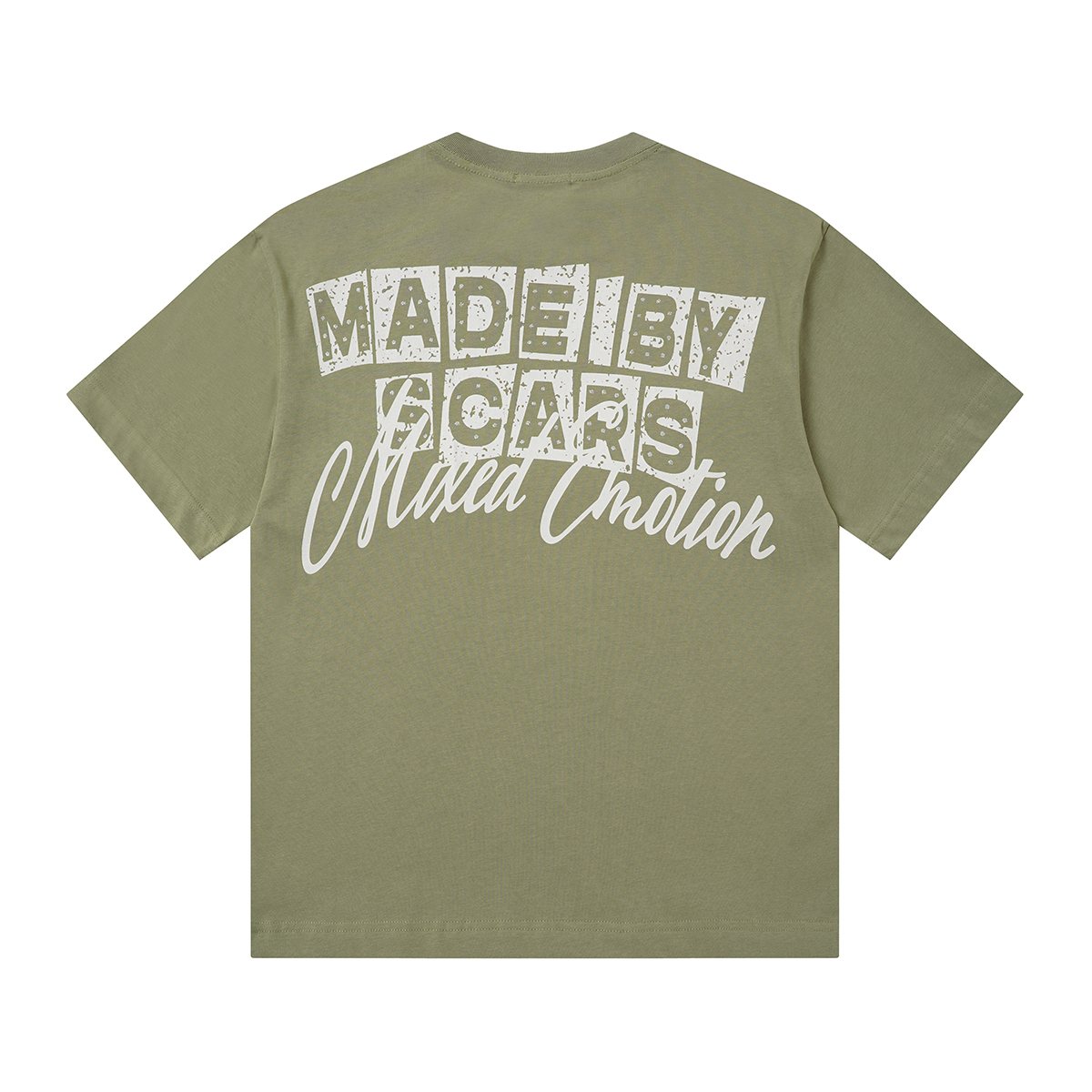MIXED EMOTION Rhinestone Graphic T-Shirt ¡ª back
