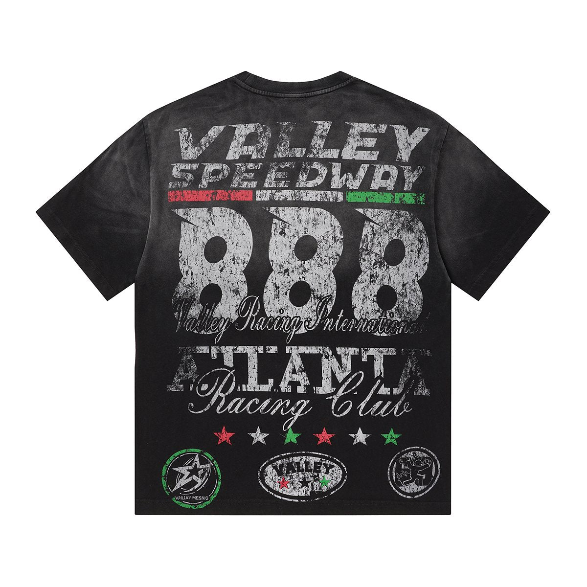 VALLEY Speedway 888 Racing Helmet Graphic T-Shirt ¡ª back