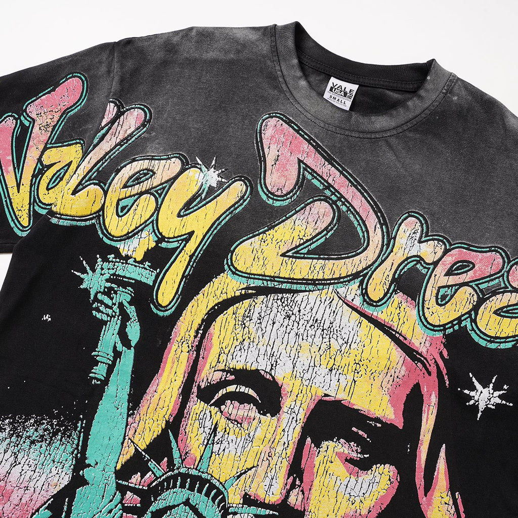 VALLEY Statue Portrait Graphic T-Shirt ¡ª detail