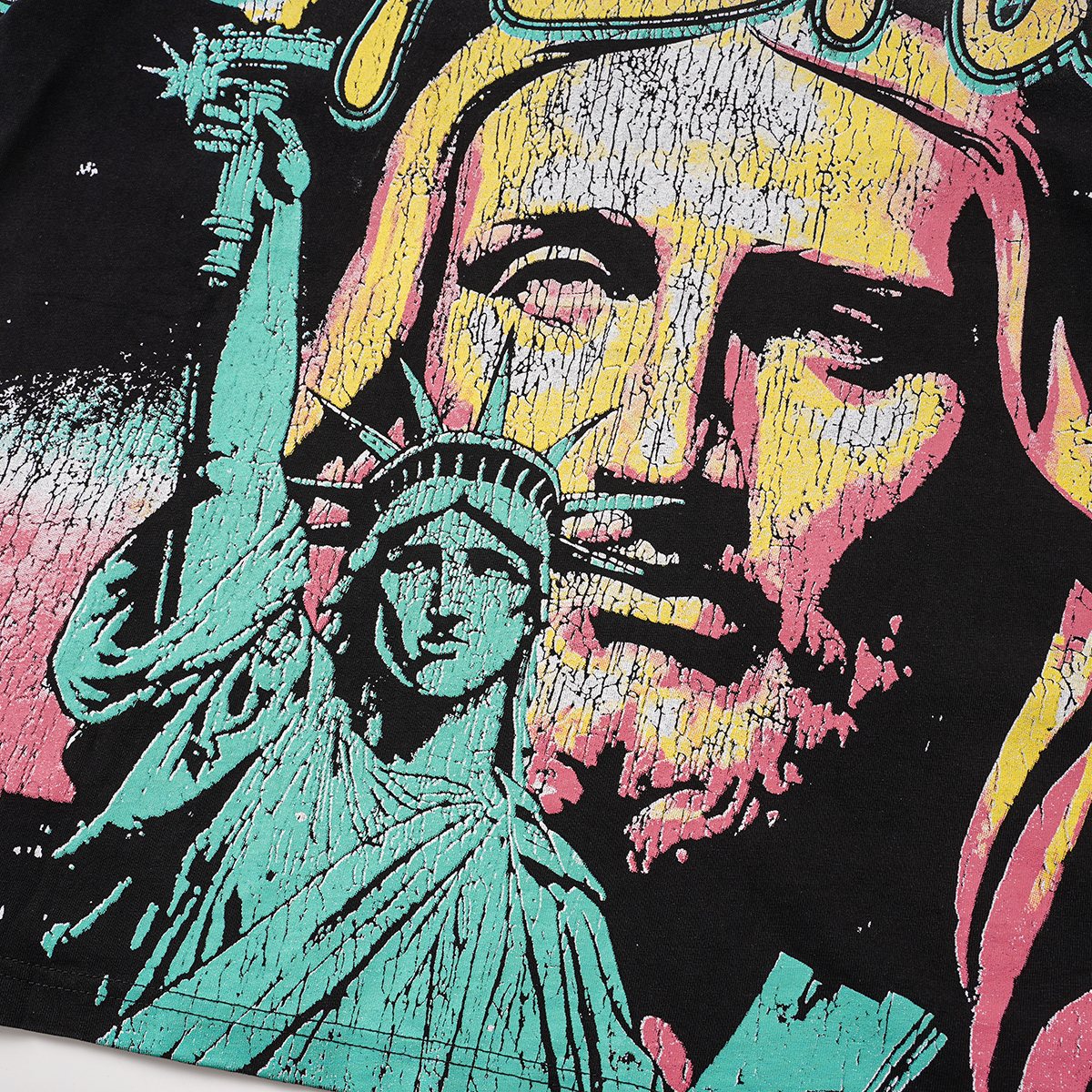VALLEY Statue Portrait Graphic T-Shirt ¡ª detail