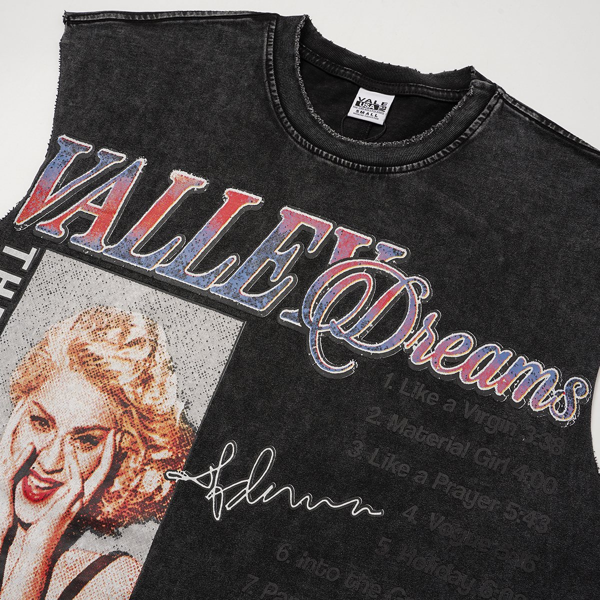 VALLEY Dreams Graphic Sleeveless T-Shirt ¡ª detail