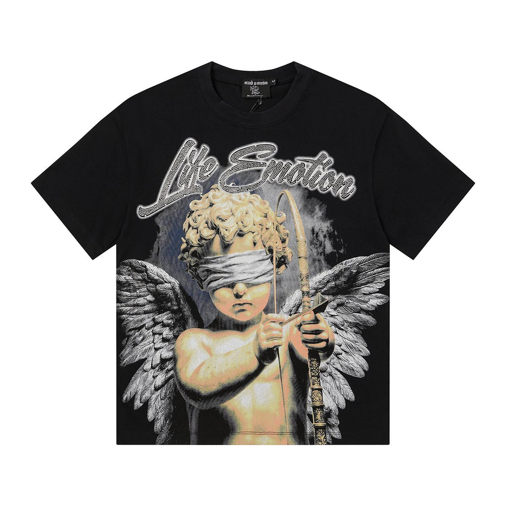 MIXED EMOTION Angel Graphic Short-Sleeve T-Shirt ¡ª hero
