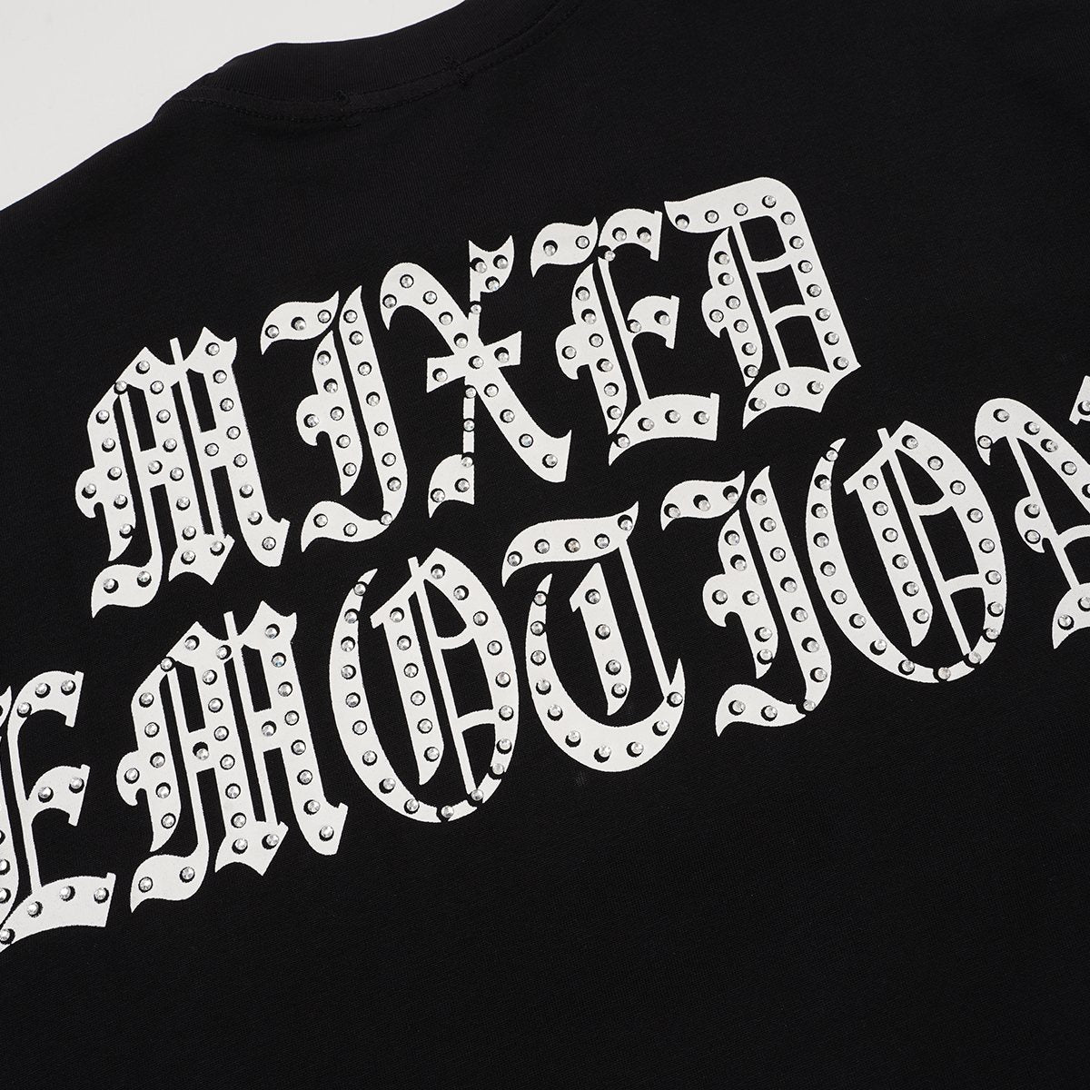 MIXED EMOTION Rhinestone Graphic T-Shirt ¡ª detail