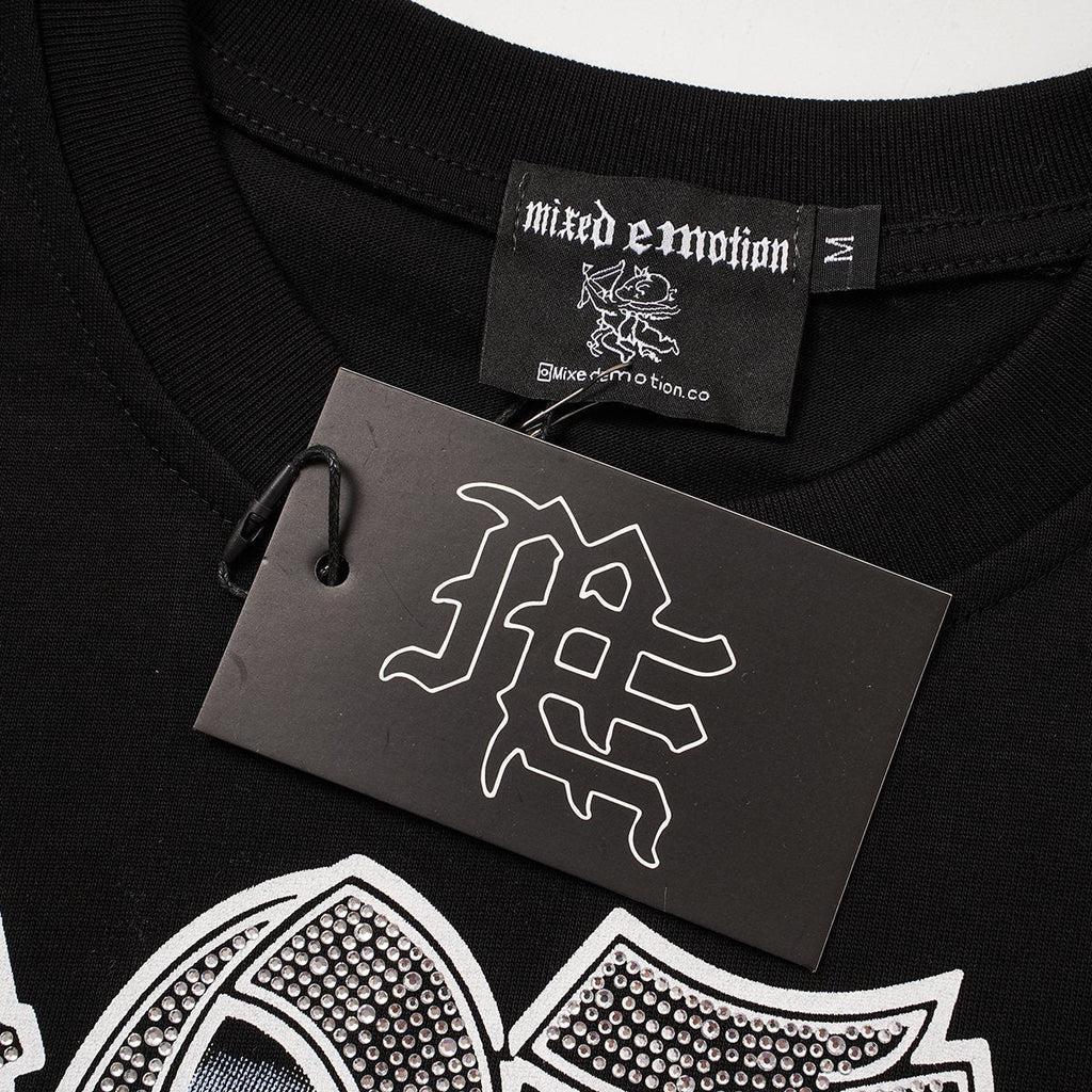 MIXED EMOTION Angel Praying Hands Graphic T-Shirt ¡ª hang_tag