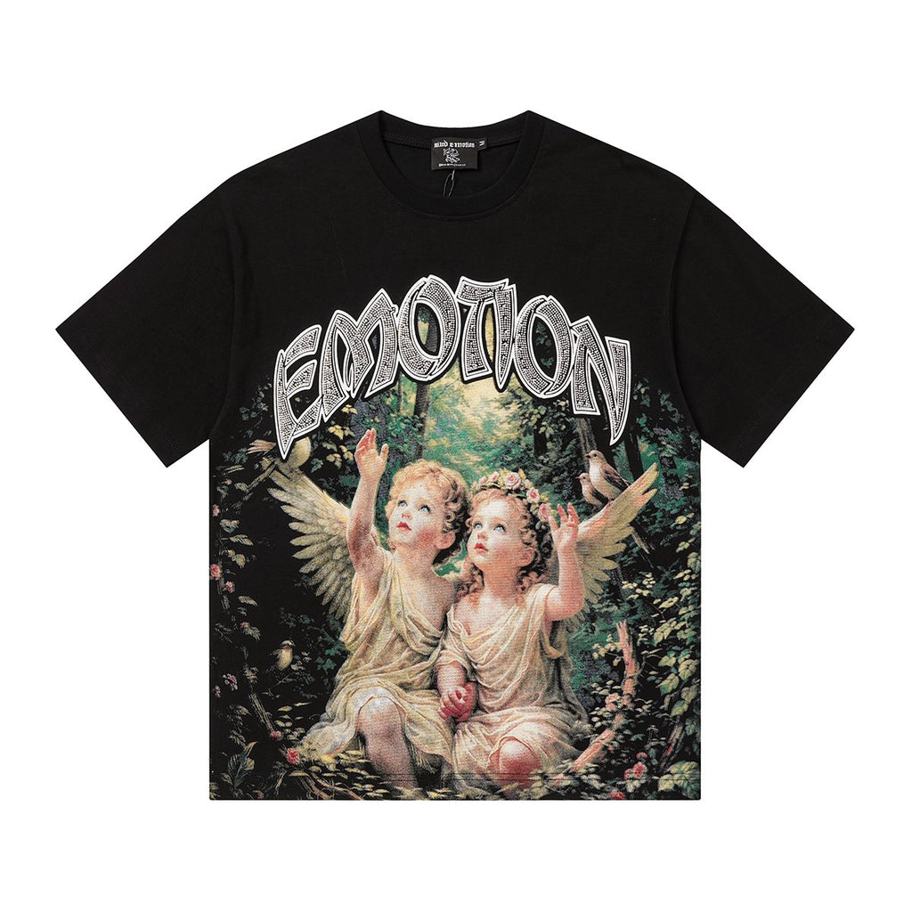 MIXED EMOTION Angel Graphic T-Shirt ¡ª hero