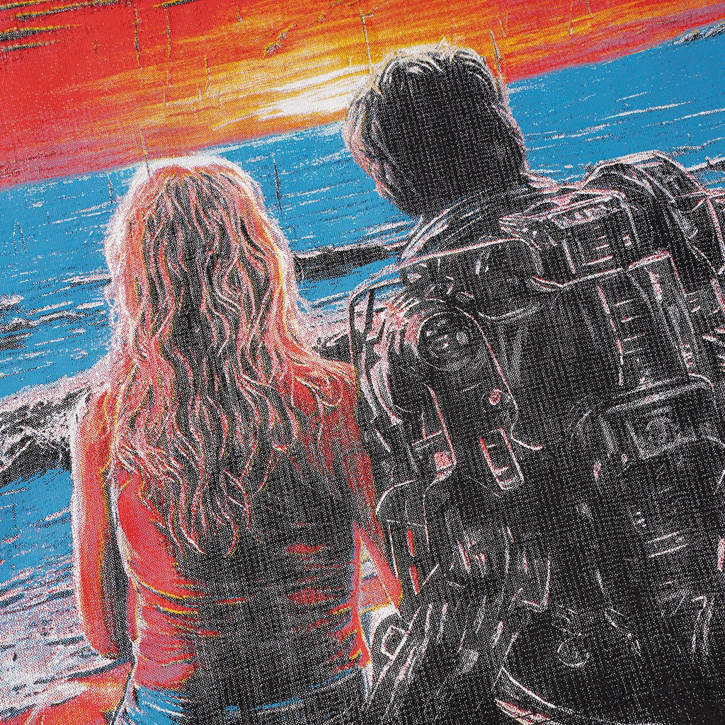 Godspeed Sunset Couple Distressed Graphic T-Shirt ¡ª detail