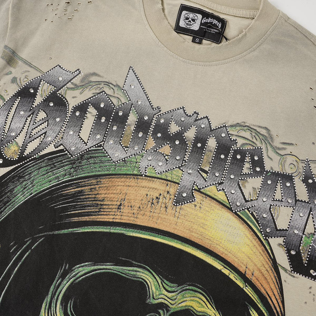 Godspeed Out of One Skull Graphic T-Shirt ¡ª detail