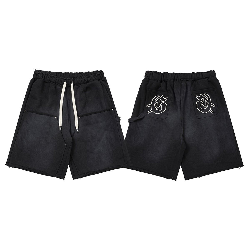 Godspeed Washed Graphic Sweat Shorts ¡ª hero