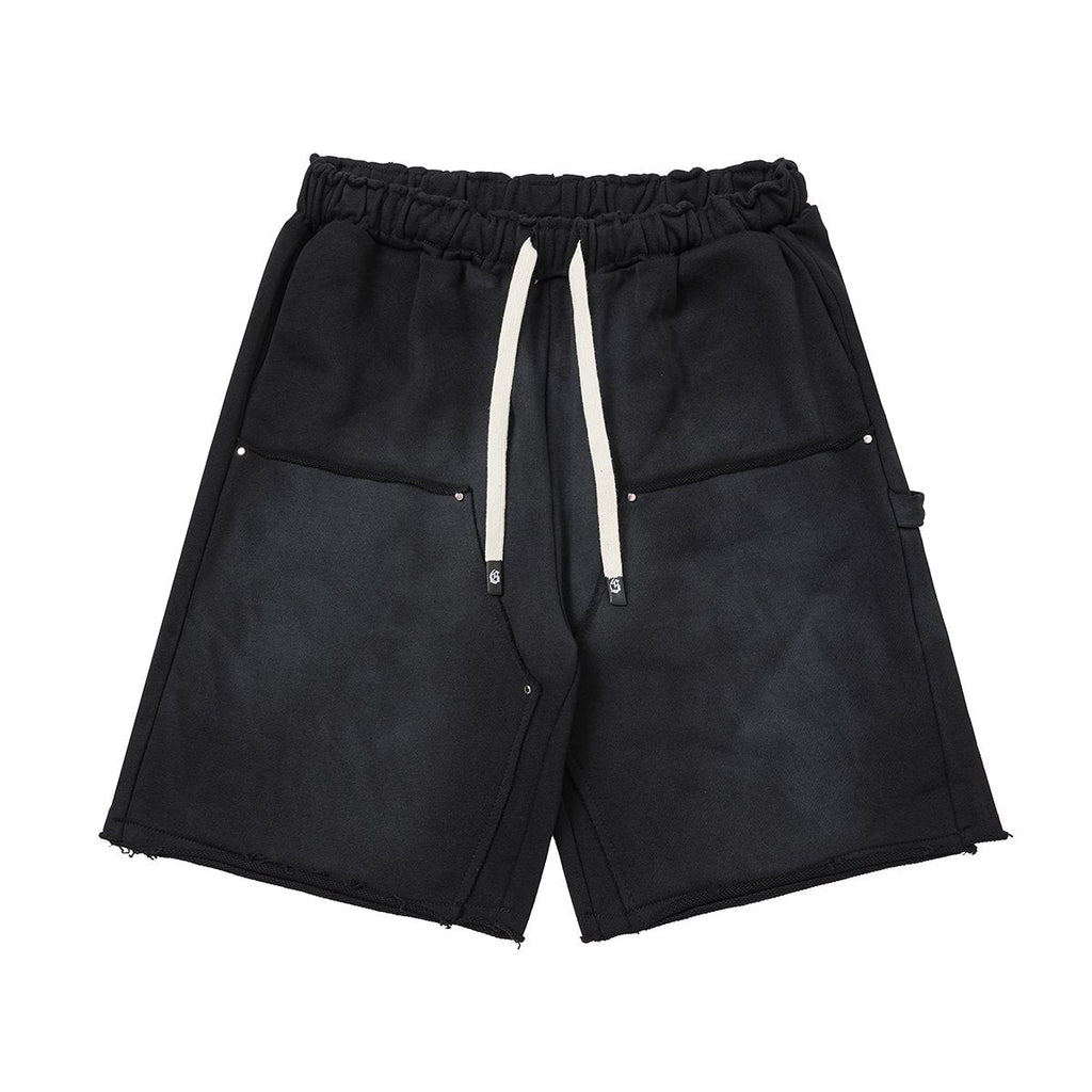 Godspeed Washed Graphic Sweat Shorts ¡ª front
